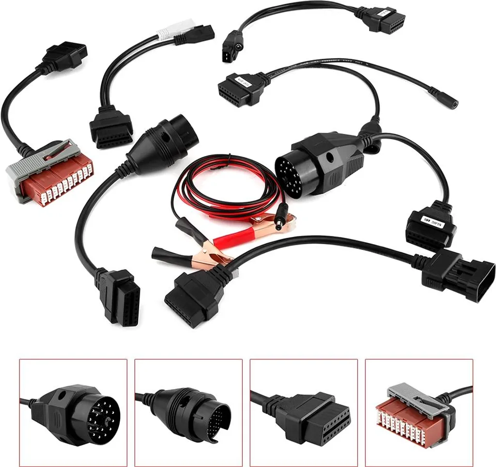Câbles de Diagnostic OBD2 Haute Performance pour DS150E et TCS CDP - 8Pcs