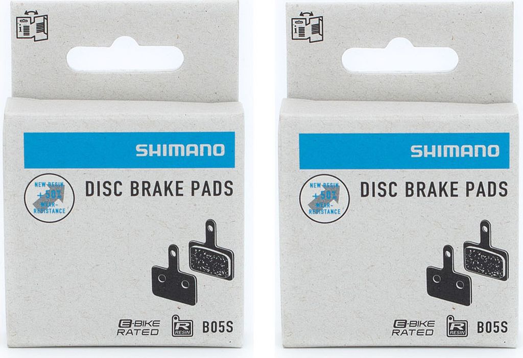 2er Set SHIMANO Scheibenbremsbeläge Blister B05S-RX Produktbild 4