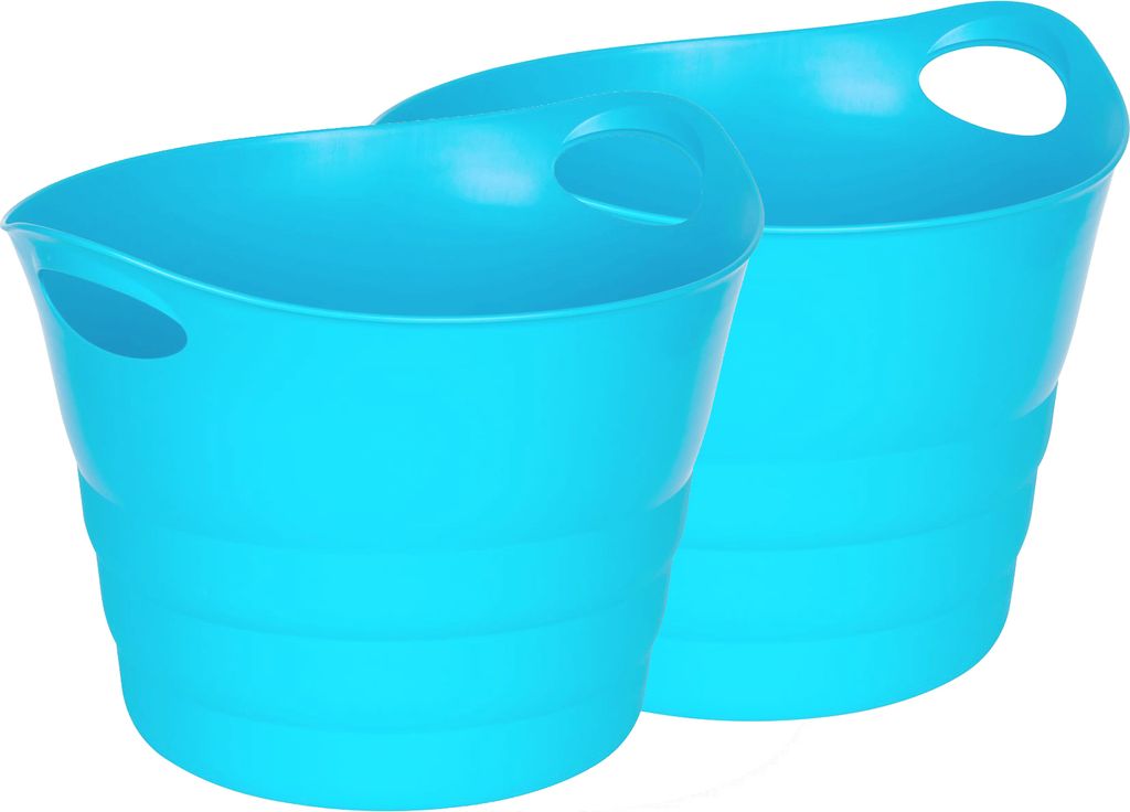 Set: 2 x Mehrzweckkorb "Honey" 42 Liter, Farbe: Blau