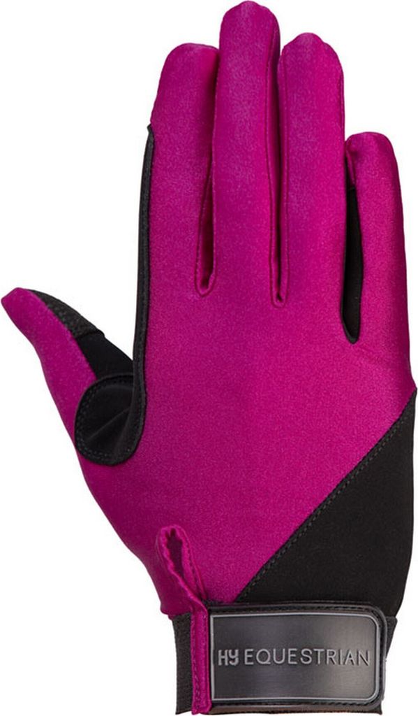 Hy - Herren/Damen Unisex Reithandschuhe - Kunststoff BZ4796 (XL) (Violett)