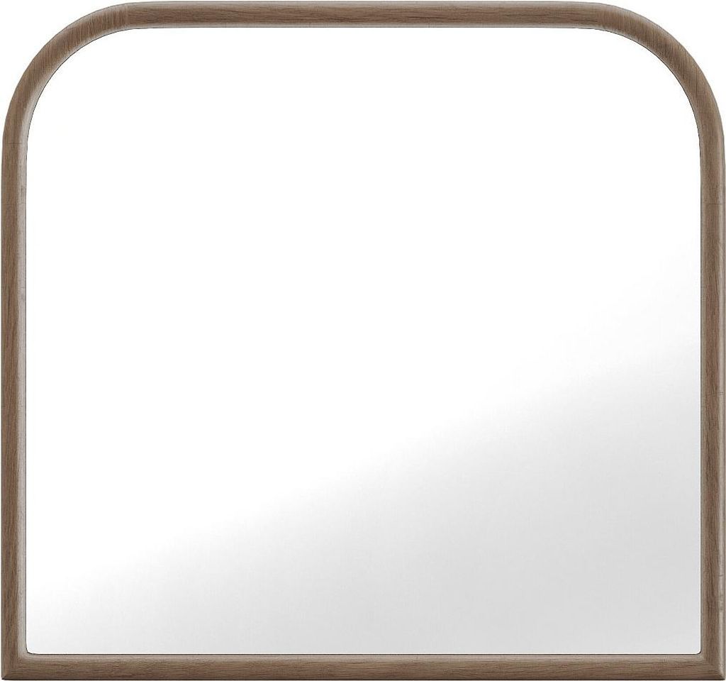 Spiegel aus Kautschukholz – L 75 x H 80 cm – Naturfarben – SANYA
