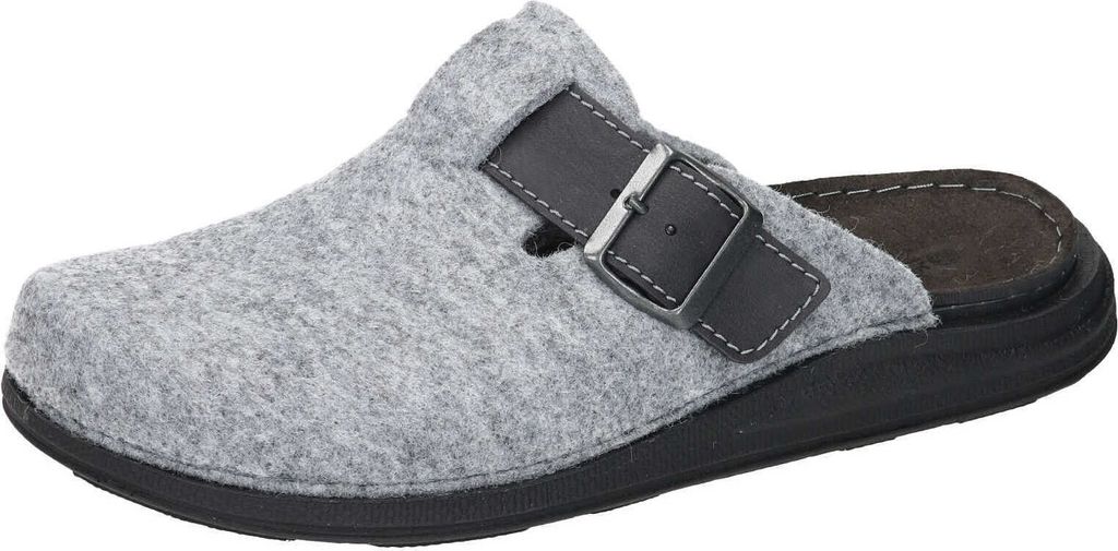Dr. Brinkmann Herren Hausschuh Wollfilz Pantoffel Schnalle Produktbild 