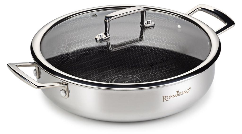 Casseruola bassa con coperchio Rosmarino HexaPRO - 28 cm Immagine del prodotto 