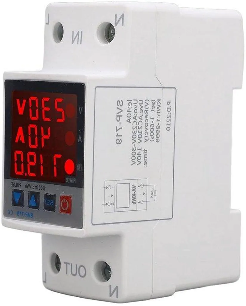 Disjoncteur de protection électrique 40A basse tension pour réseau 220V