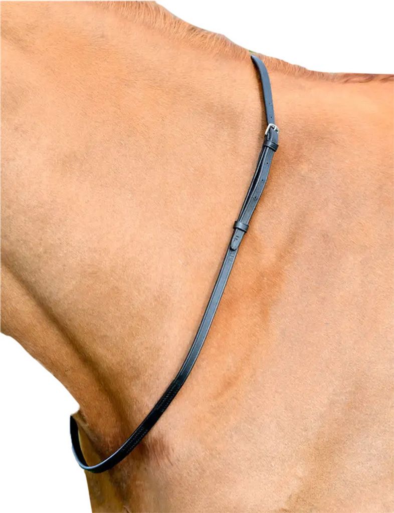 Kincade - Nackenriemen für Pferde "Classic", Leder WB2173 (Pferd) (Schwarz)