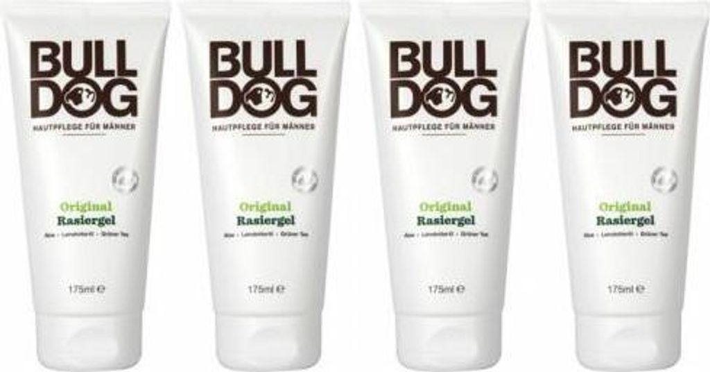 4x Bulldog Original Rasiergel 175ml Men Hautpflege Männer Produktbild 