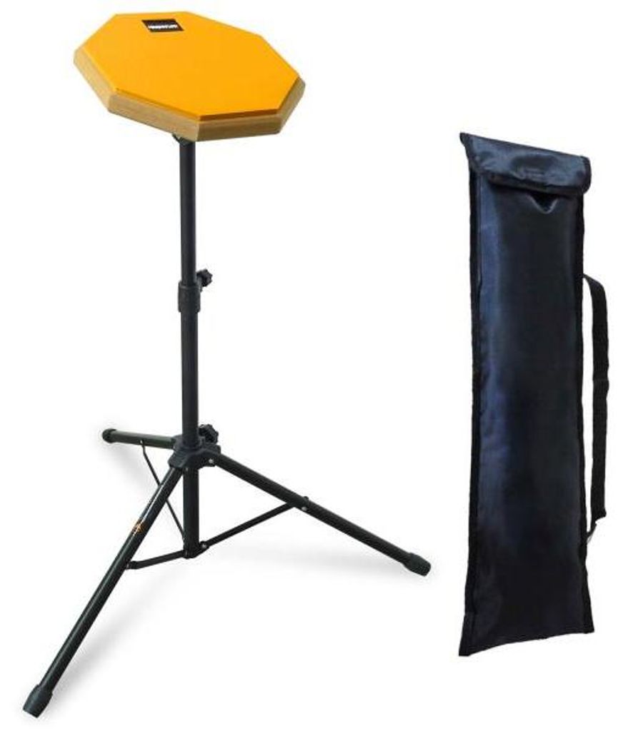 keepdrum Übungspad Orange 8 Zoll mit Stativ