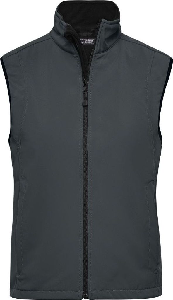 Trendige Weste aus Softshell carbon, Gr. L