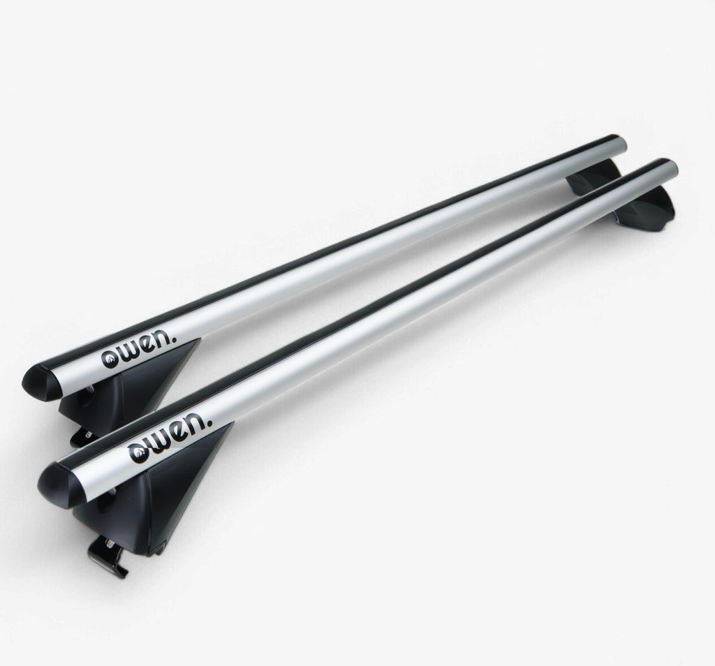 Owen 3.0 L Dachträger 135cm I Bündige Schiene | Geschlossene Reling | I u.a für Audi Q8 SUV Coupe 02|2018 - (4MN)