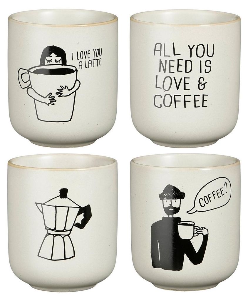 Juego de 4 vasos Becher para baristas Imagen del producto 