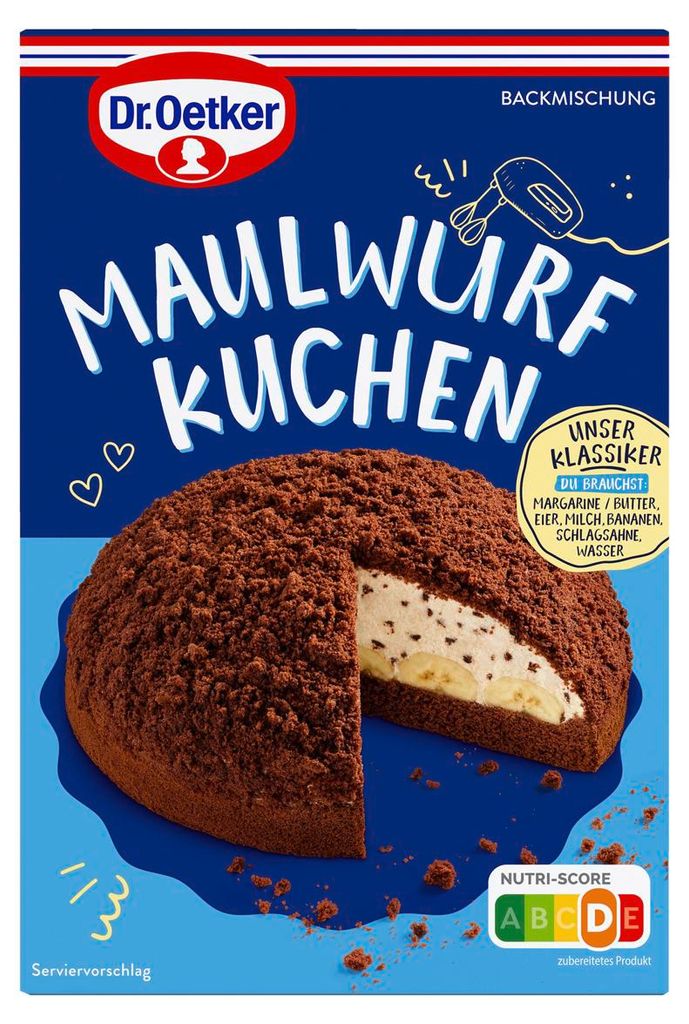Produktbild Dr. Oetker Maulwurf Kuchen 435g Trend-Back-Ideen