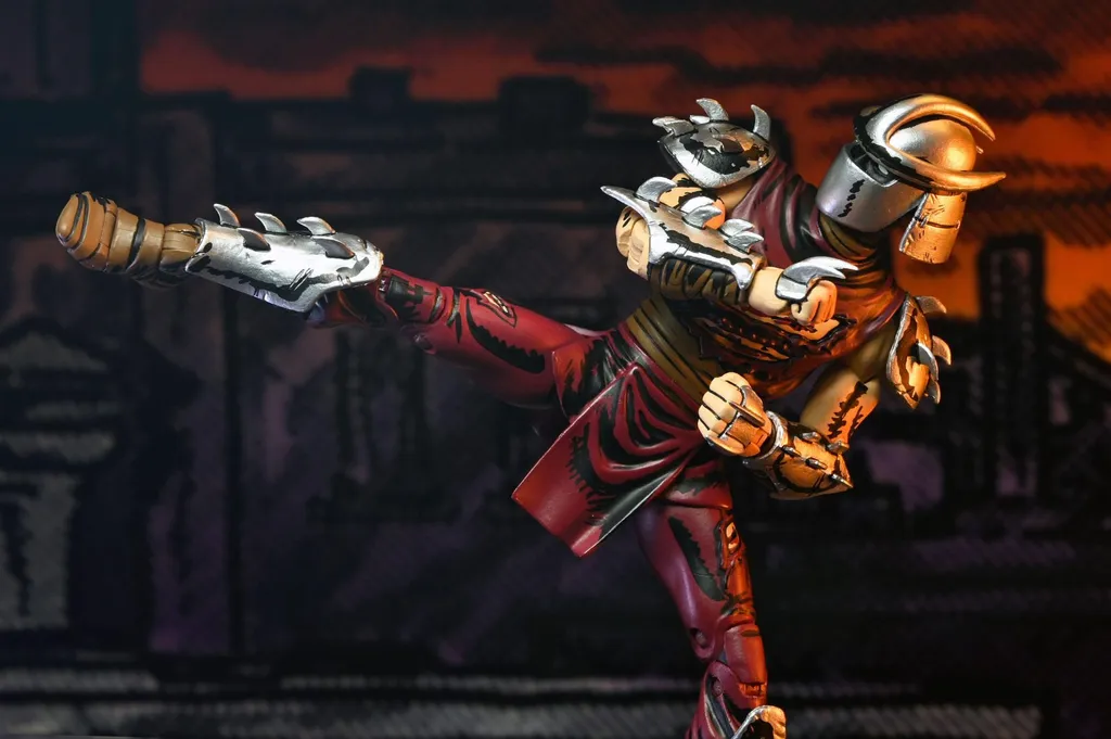 Figurine Shredder pour Diorama TMNT - Version 18 cm Combat Damage - 11