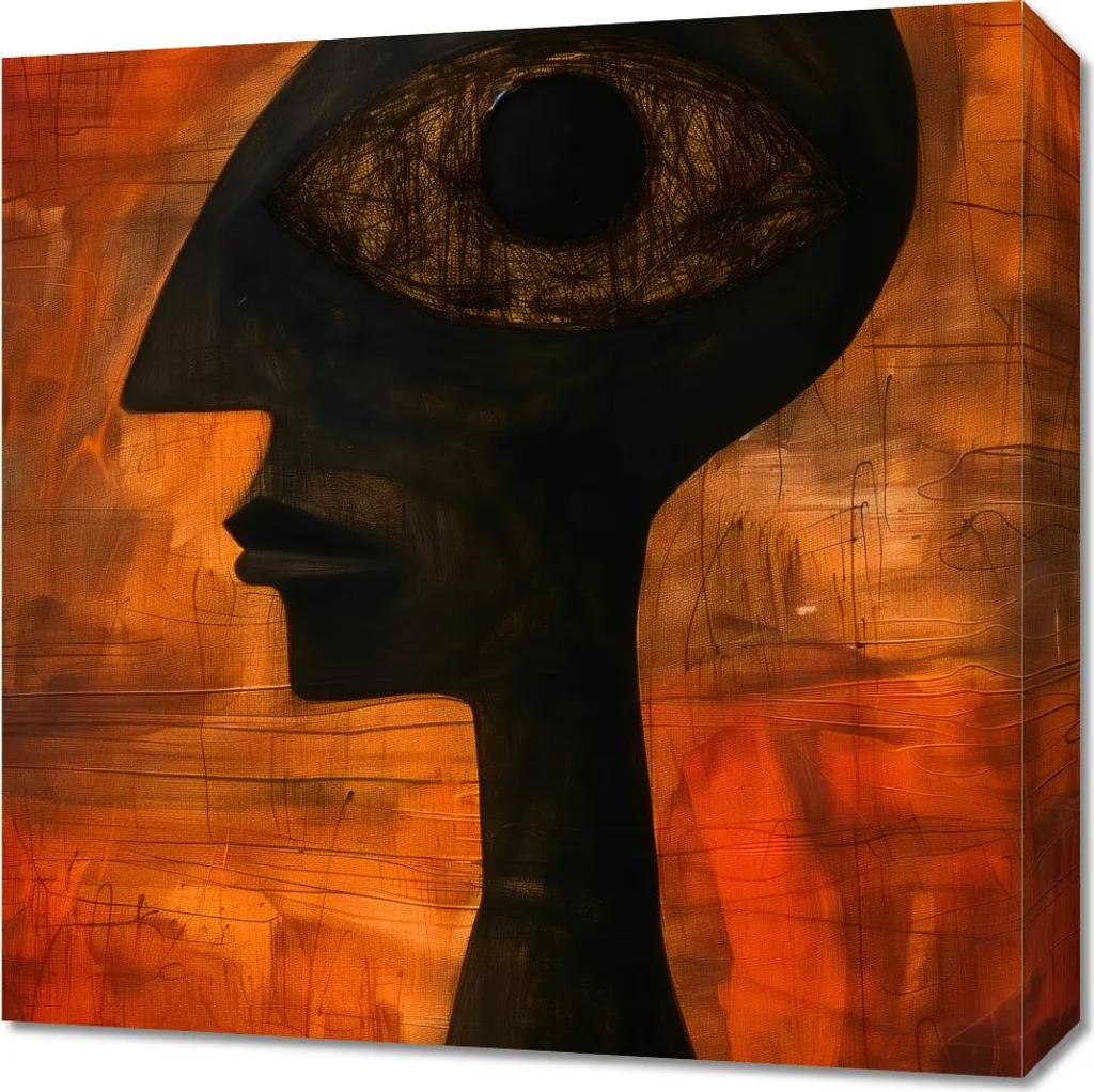 Quadro 50x50 cm Profonda intuizione