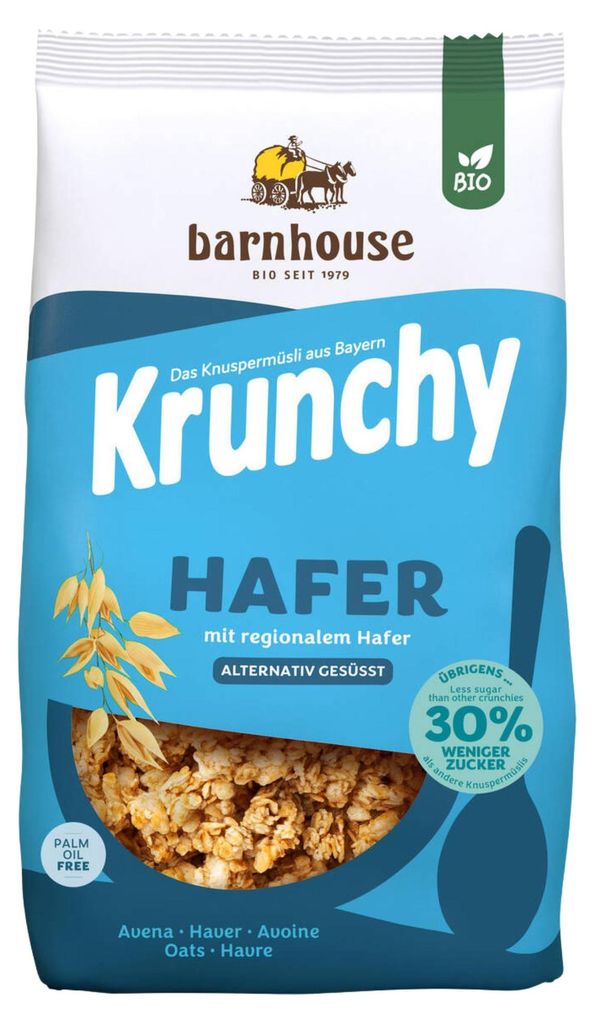 Krunchy - Flocons d'avoine 625g | BARNHOUSE Image du produit 