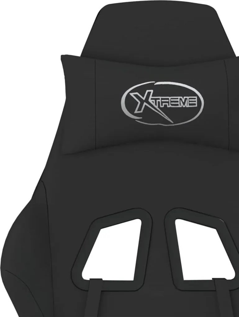 Sedia da gioco in tessuto nero - 10