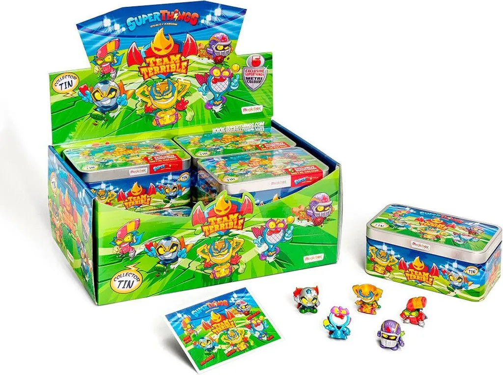Cadeau Enfant Superthings Série 8 - Boîte de 8 Figurines à Collectionner
