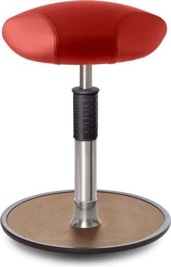 Sitz- Stehhocker Free Regular Triangel Boxmark Leder Rot Produktbild 