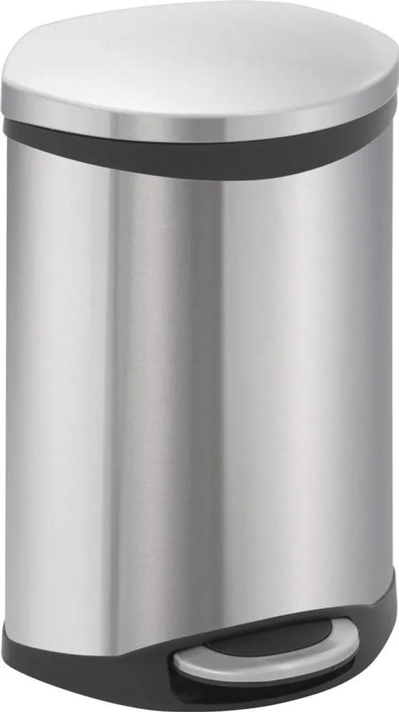 Petite Poubelle à Pédale 10L idéale pour Bureau et Chambre en Inox Mat