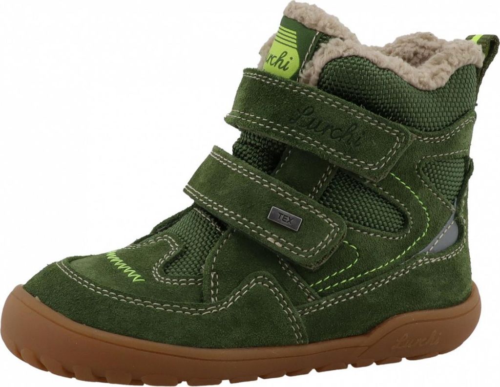Lurchi Juppy Barefoot WMS W Klettstiefel Grün Produktbild 