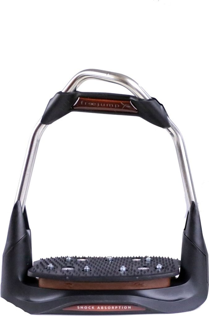 Freejump Air's Steigbügel mit 30° Neigung 10° Trittfläche