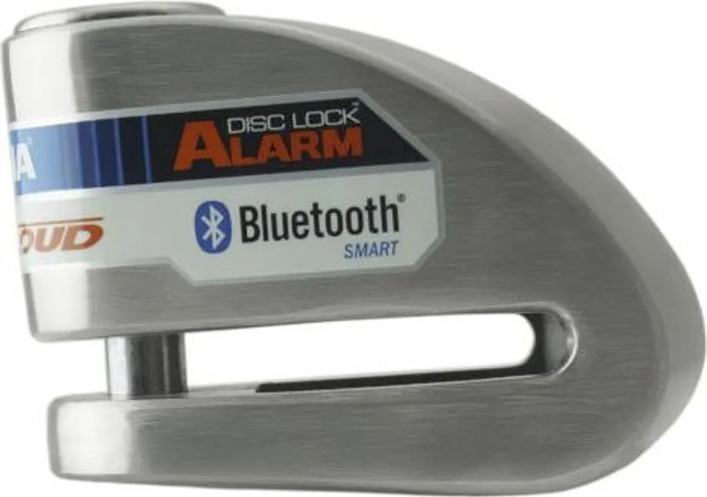 Blocca disco freno Bluetooth® Xena XX10 120db allarme di avvertimento acciaio inox 10mm argento