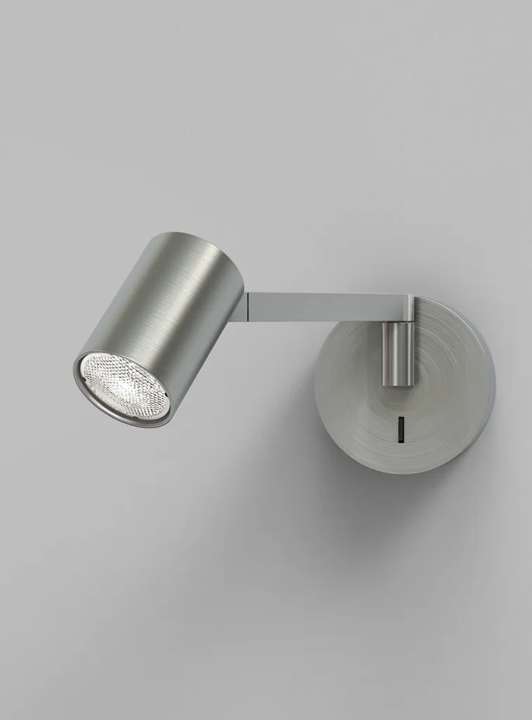 Lampe de lecture LED Nickel Mat Astro Ascoli avec Faisceau Orientable