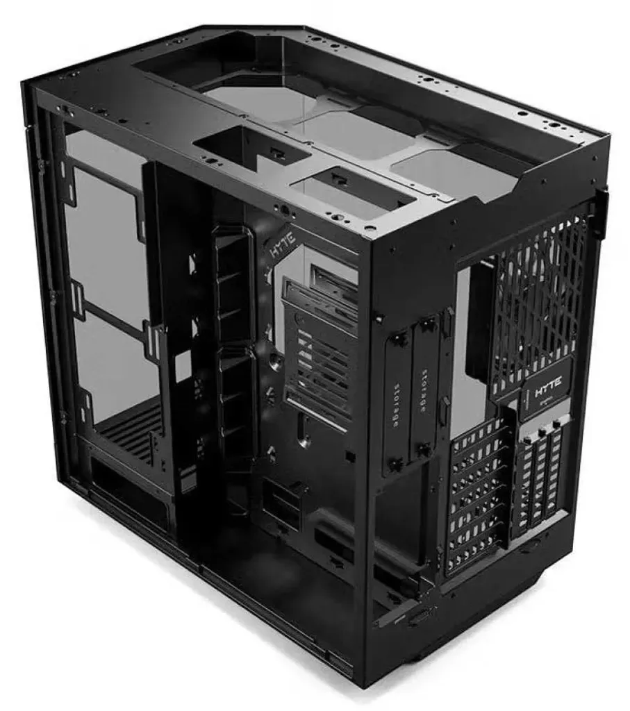 Boîtier PC HYTE Y60 Noir idéal pour configurations de streaming et jeu