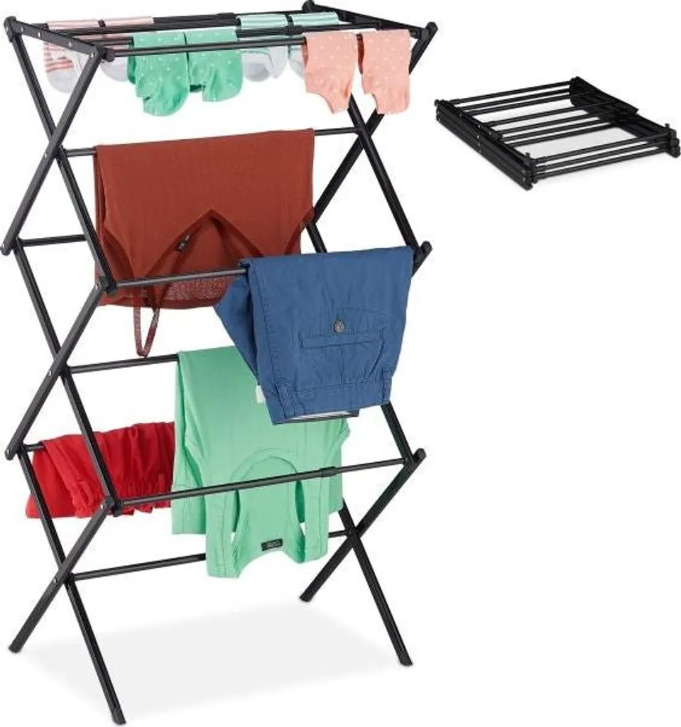 Cintre pliable pour gain de place penderie et organisation dressing maison