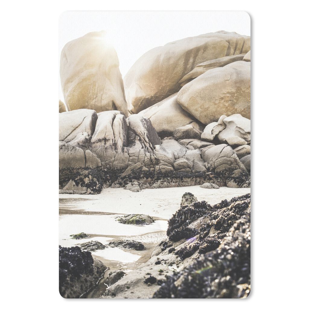 MuchoWow Mauspad Mousepad Abstrakter Morgen an der spanischen Küste 40x60 cm - Mousepads - Maus Mat - Pad - Mausunterlage - Schreibtisch Accesoire