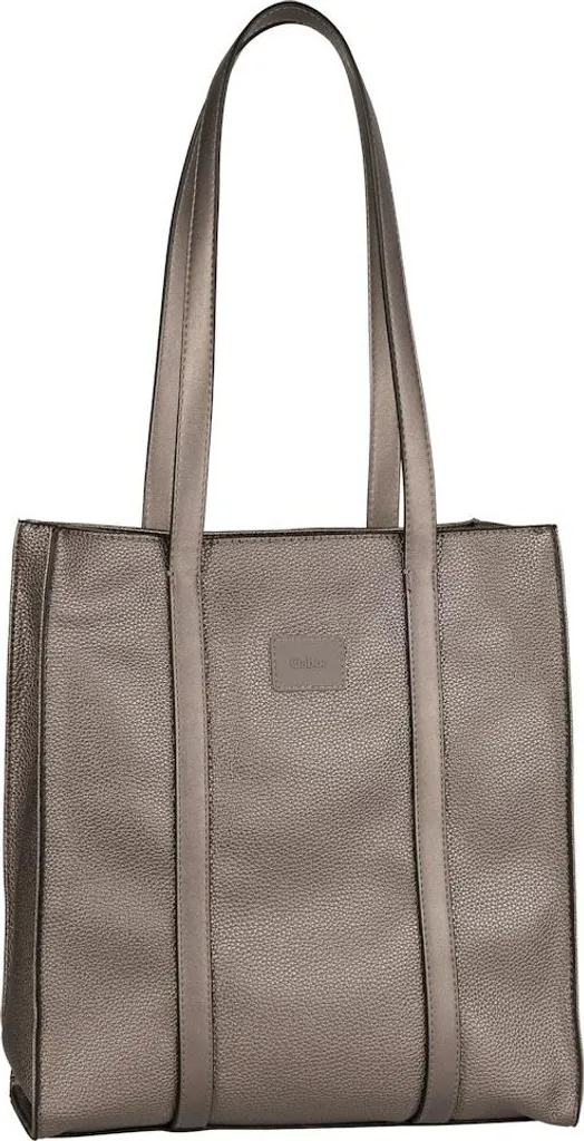 Sac cabas Gabor Elfie M - Grand sac à main zippé argenté pour femme