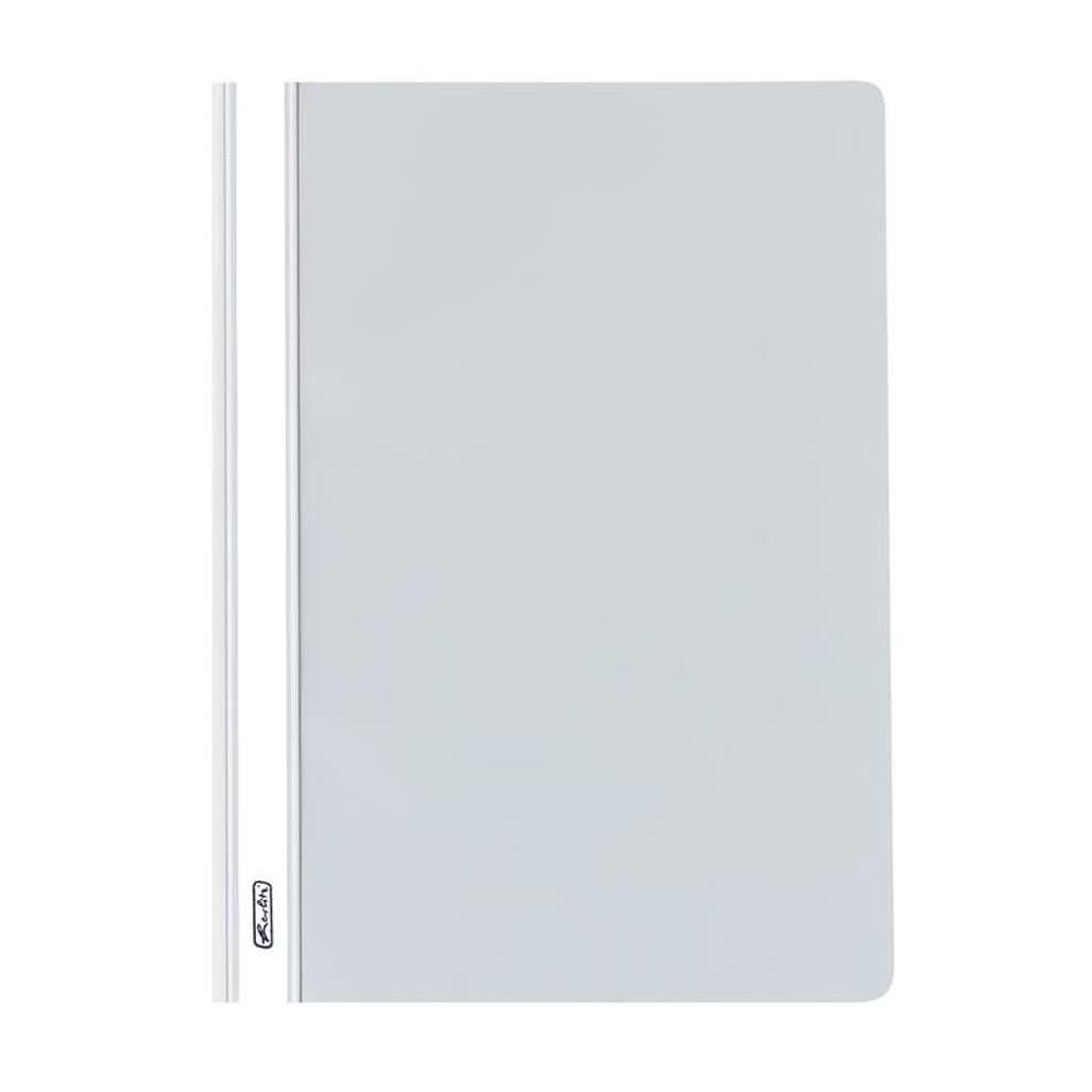 Raccoglitore a fogli mobili A4 in PP grigio chiaro Immagine del prodotto 