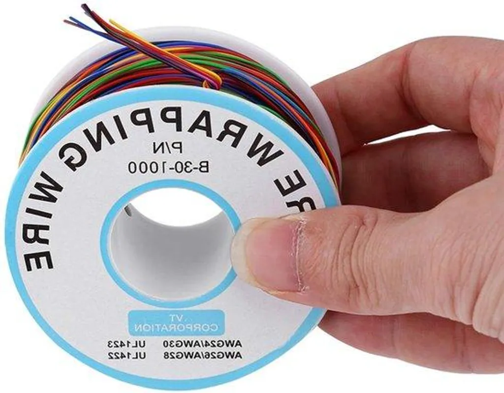 Câbles isolés multicolores B-30-100 pour prototypage et breadboard