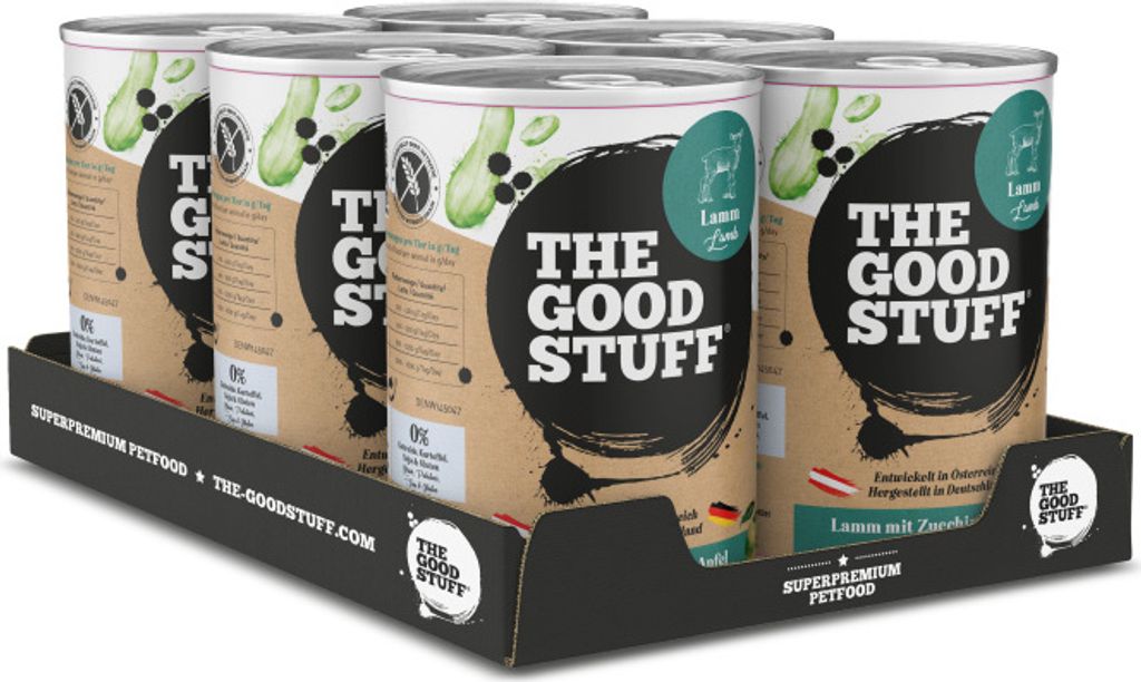 THE GOODSTUFF Dose Lamm mit Zucchini & Apfel 6x800g Hundefutter