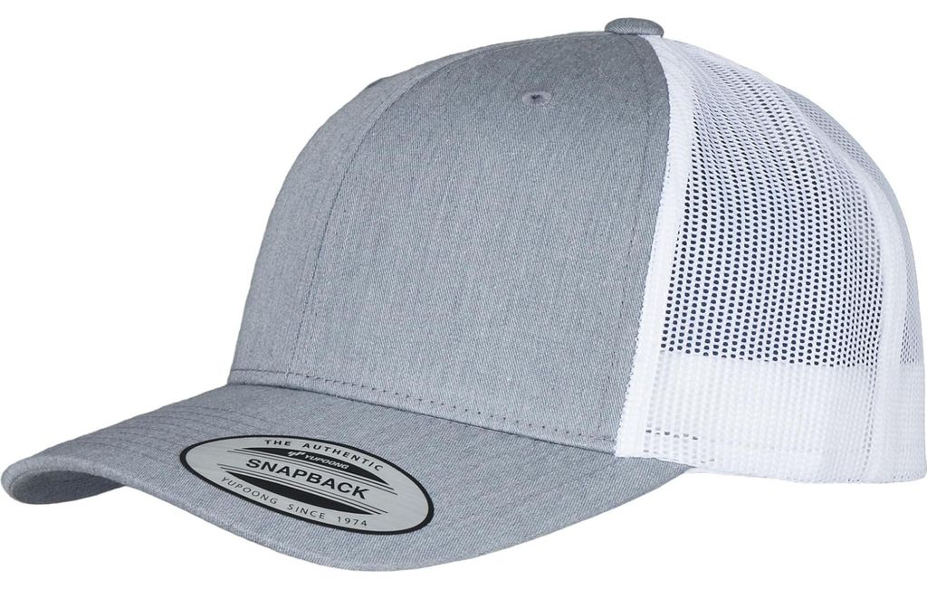 Retro Trucker 2-Tone Cap,heather/white Produktbild 
