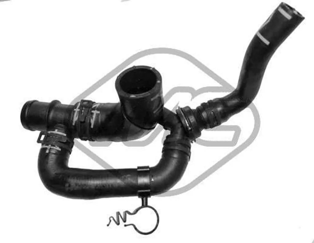 Metalcaucho 98646 Tuyau de Radiateur OE 7E0122096M pour Transporter V