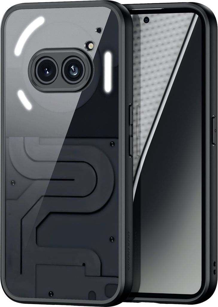 Für Nothing Phone 2a / Plus Aimo Series TPU / PC Frosted Feel Schutz Hülle Case Schwarz