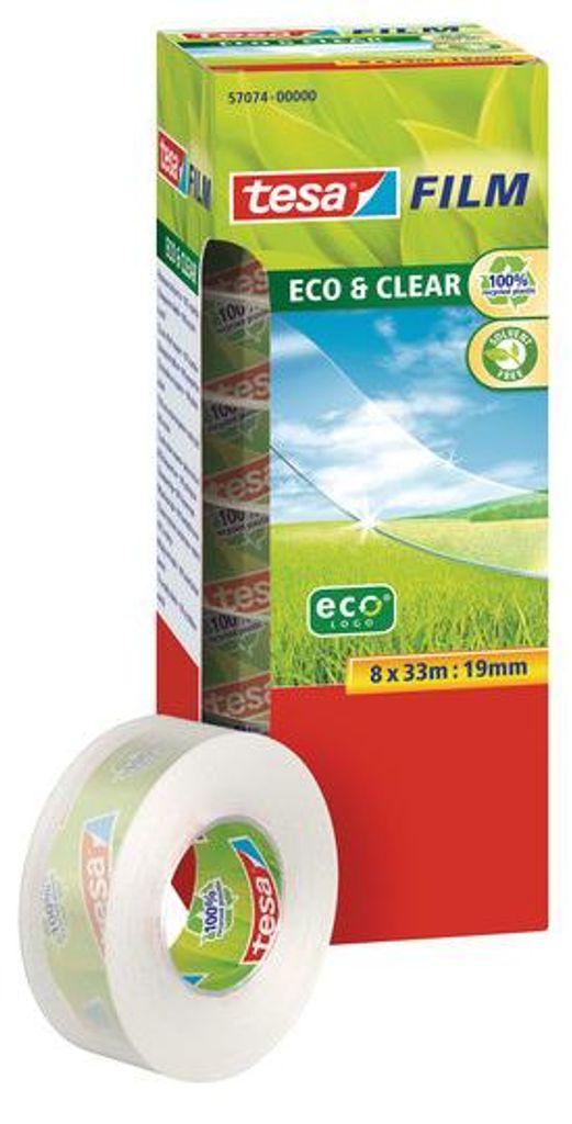 TESA 57074-00000-00, 33 m, Transparent, CE, 19 mm, 8 Produktbild 