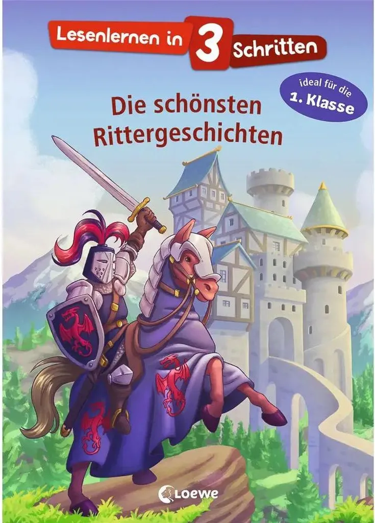 Histoires de chevaliers avec méthode de lecture Loewe en trois étapes