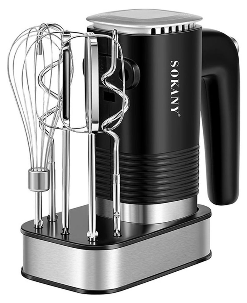 SOKANY 3-in-1-Handmixer 800 W, 5 Geschwindigkeiten, 5 Produktbild 