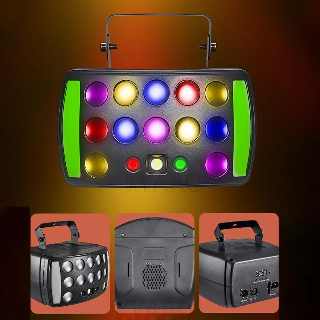 Projecteur de Théâtre DMX Lumière Chaude avec Modes Auto et Prise EU - 4