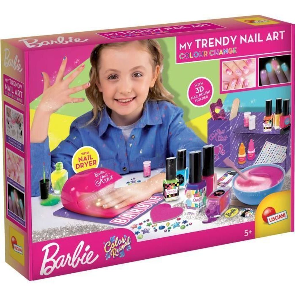 Nagellack-Set für Kinder, Farbwechselnd, mit Nageltrockner, Kreativset ab 8 Jahren
