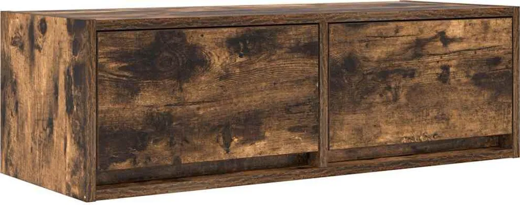 SYFAX™ Mobile Porta TV Rovere Fumo 80x31x25,5 cm in Legno Multistrato