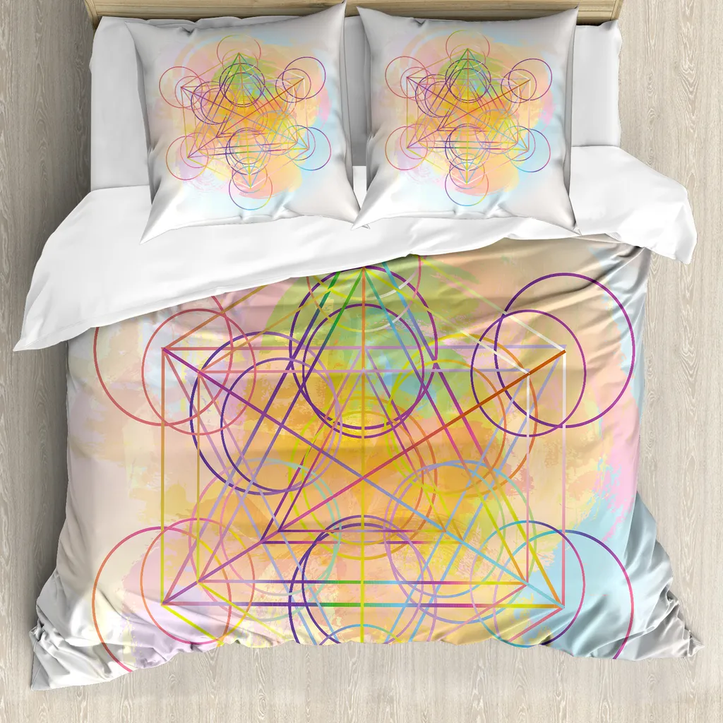 Set Letto ABAKUHAUS Matrimoniale: Addio Allergie con Stile Geometrico