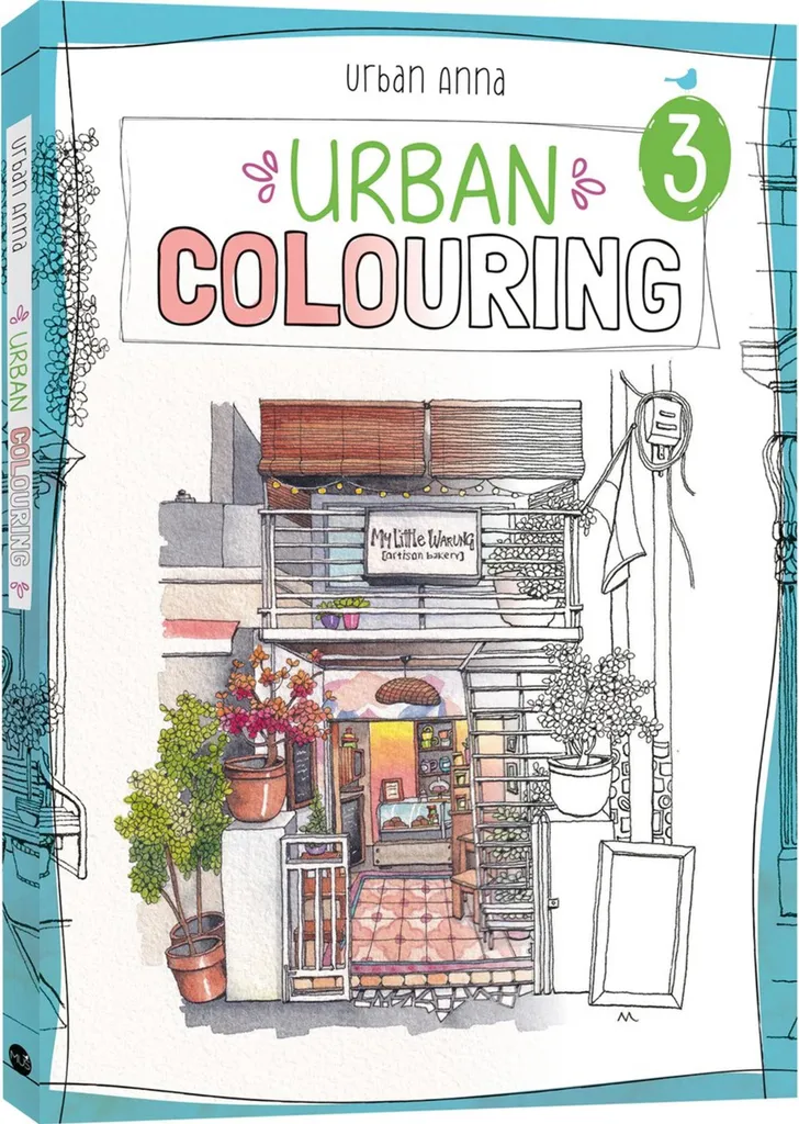 Urban Colouring 3 livre de coloriage street art en anglais original