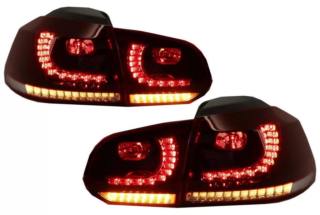 Feux arrière complets à LED pour VW Golf 6 (08-13), style Image du produit 