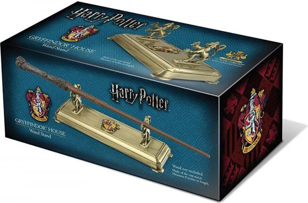 Support baguette magique Harry Potter Gryffondor 20 cm - Socle de luxe