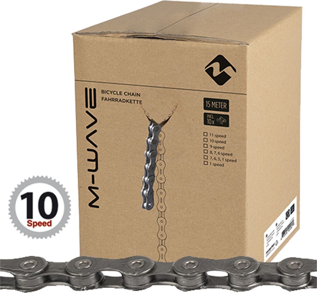 Rouleau de chaîne 10x, 15 mètres M-WAVE, antivol de chaîne, Image du produit 