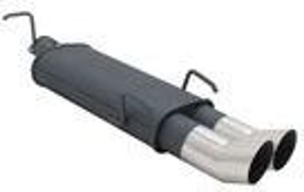 Novus Sportendschalldämpfer für Opel Vectra B Limousine + Caravan (B/J96) 2 x 90mm DTM