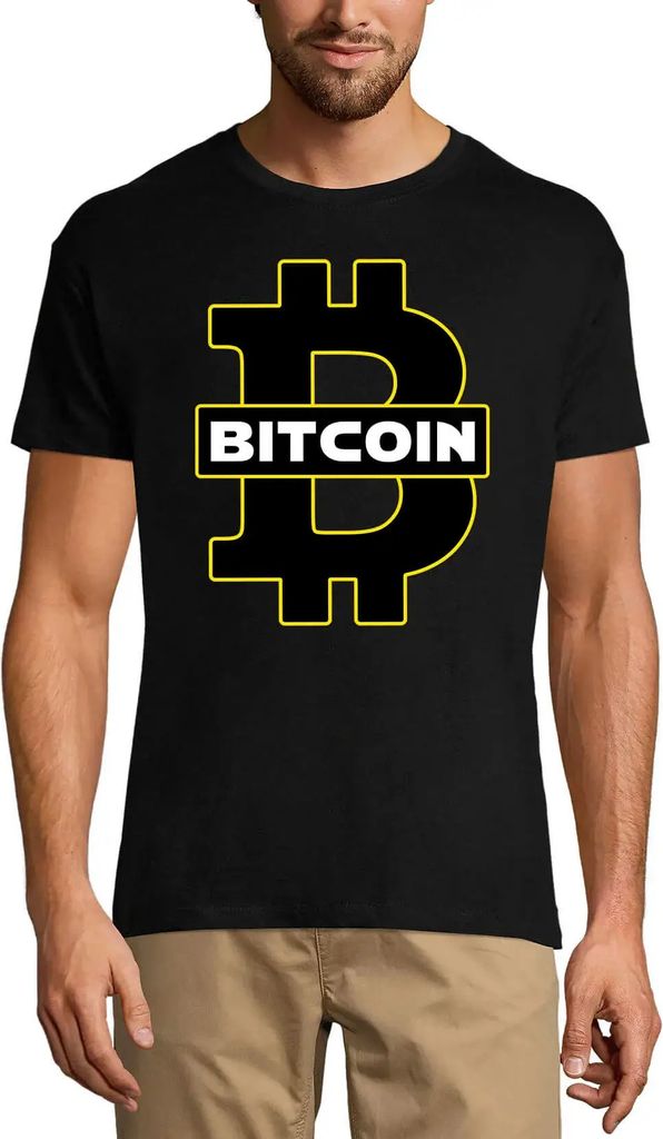 Herren Grafik T-Shirt Bitcoin Kryptowährung - eine Münze - Blockchain – Bitcoin Cryptocurrency - One Coin - Blockchain – Öko-Verantwortlich ...