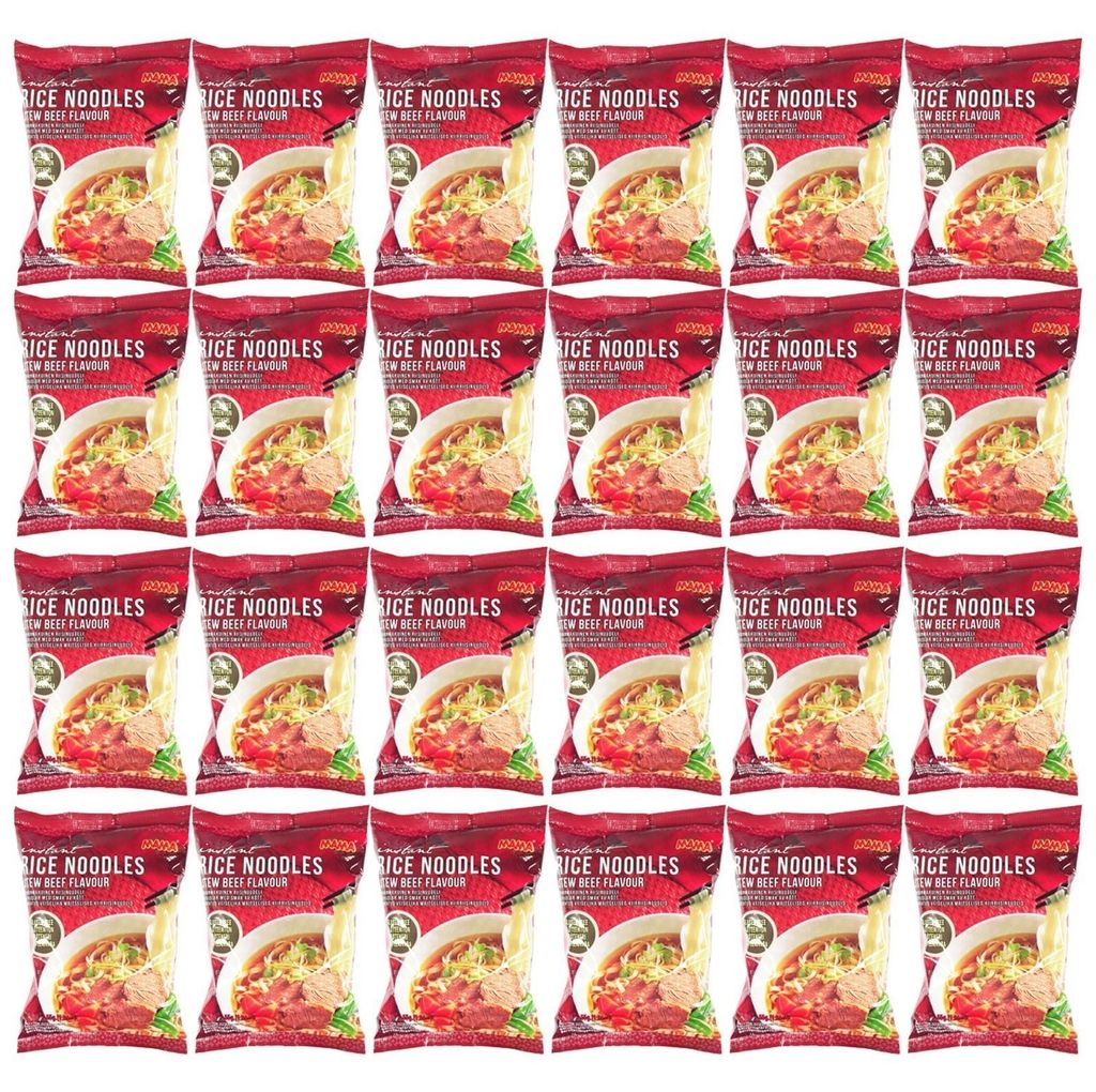 Mama Instantsuppe Reisnudeln Rind Geschmack 24x55g Produktbild 